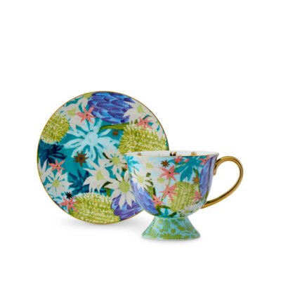 Wild At Heart Cup & Saucer Coast