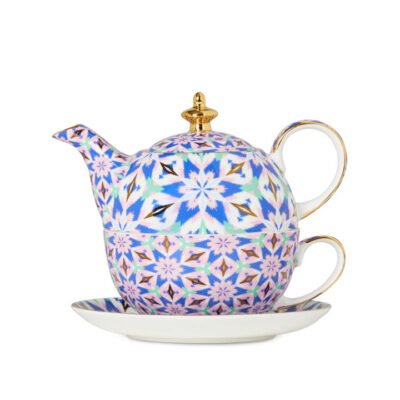 Magic Carpet Remix Tea For One Blue CG Tea Magic Carpet Remix Tea For One Blue