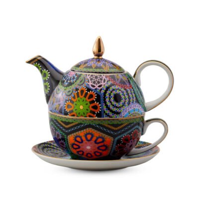 Yes Way Crochet Tea For One Black