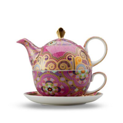 Boxed Palazzo Tea For One Purple