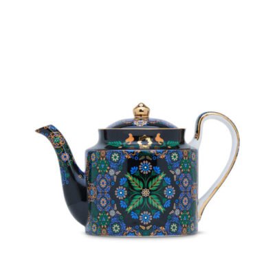 Portuguese Tiles Remix Teapot Tall Blue CG Tea Portuguese Tiles Remix Teapot Tall Blue