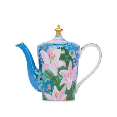 Bing Bang Bloom Small Teapot Pink Aqua CG Tea Bing Bang Bloom Small Teapot Pink Aqua