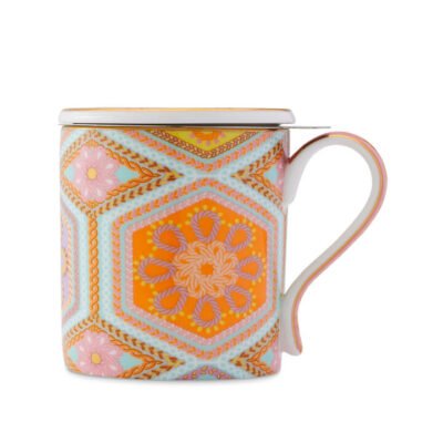 Yes Way Crochet Mug With Infuser Pink