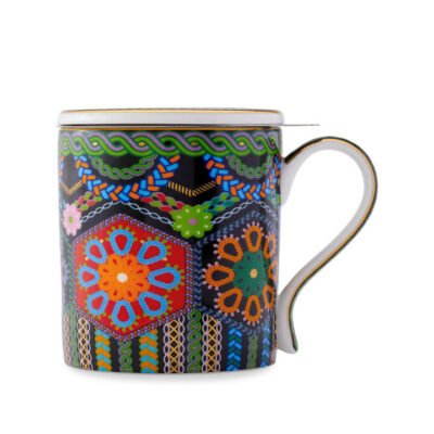 Yes Way Crochet Mug With Infuser Black