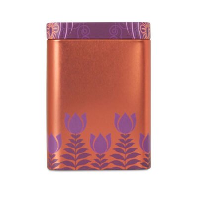 Opulence Express Storage Tin Violet CG Tea Opulence Express Storage Tin Violet