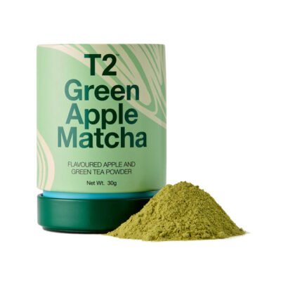 Green Apple Matcha Powder Tin 30g CG Tea Green Apple Matcha Powder Tin 30g