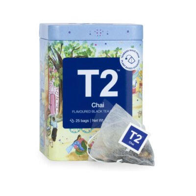 Chai Tea Bag Icon Tin 25 pack CG Tea Chai Tea Bag Icon Tin 25 pack