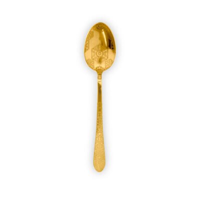 Moroccan Tealeidoscope Etched Gold Teaspoon CG Tea Moroccan Tealeidoscope Etched Gold Teaspoon