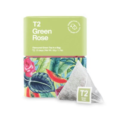 Green Rose Tea Bag Icon Tin 25 pack