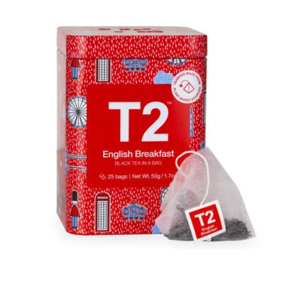English Breakfast Tea Bag Icon Tin 25 pack