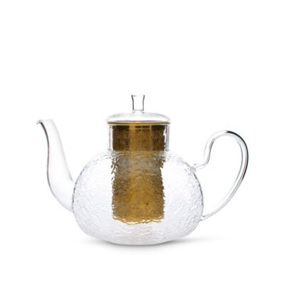 Hammered Glass Teapot