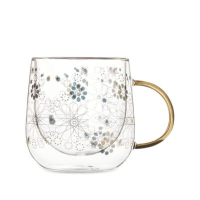 Bee Moroccan Glass Double Walled Mug CG Tea Bee Moroccan Glass Double Walled Mug