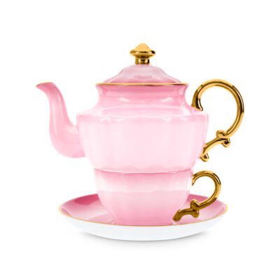 Ombre Opulence Tea For One Pink CG Tea Ombre Opulence Tea For One Pink