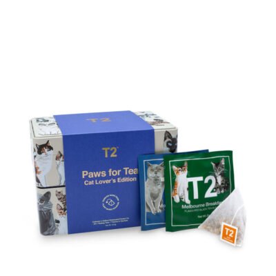 Paws For Tea: Cat Lover’s Edition Tea Bag Tin CG Tea Paws For Tea: Cat Lover’s Edition Tea Bag Tin