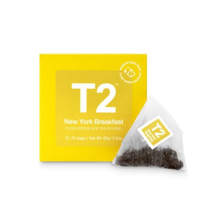 New York Breakfast Tea Bag Cube 25 pack CG Tea New York Breakfast Tea Bag Cube 25 pack
