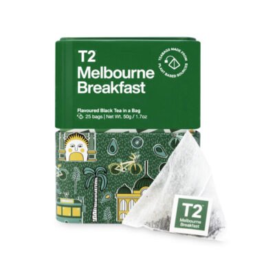 Melbourne Breakfast Tea Bag Icon Tin 25 pack CG Tea Melbourne Breakfast Tea Bag Icon Tin 25 pack