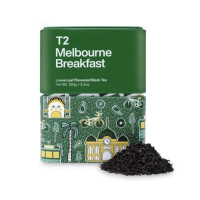 Melbourne Breakfast Loose Leaf Icon Tin 100g CG Tea Melbourne Breakfast Loose Leaf Icon Tin 100g