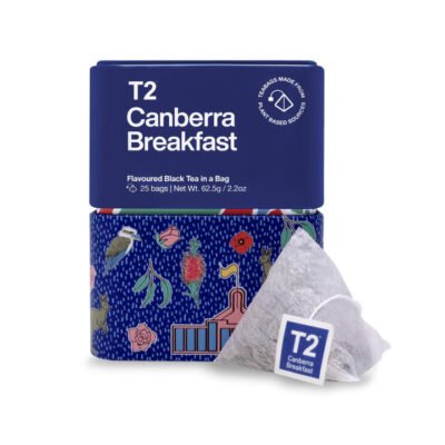 Canberra Breakfast Tea Bag Icon Tin 25 pack CG Tea Canberra Breakfast Tea Bag Icon Tin 25 pack