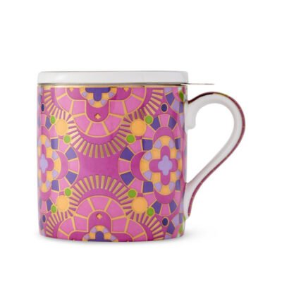 Boxed Palazzo Mug With Infuser Purple CG Tea Boxed Palazzo Mug With Infuser Purple