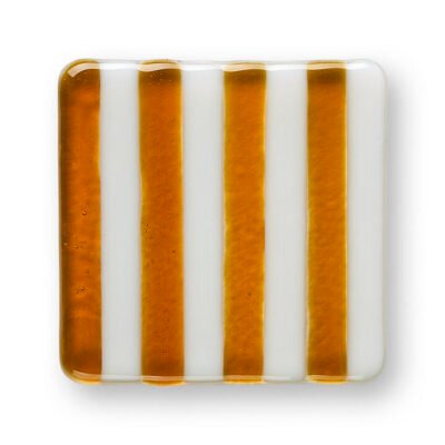 Mimi Coaster Amber CG Tea Mimi Coaster Amber