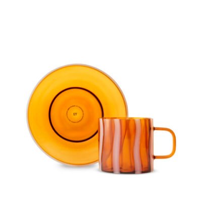 Mimi Cup & Saucer Amber CG Tea Mimi Cup & Saucer Amber