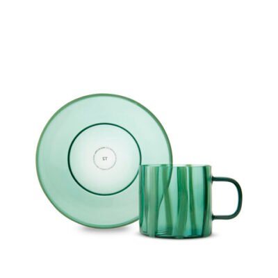 Mimi Cup & Saucer Green CG Tea Mimi Cup & Saucer Green