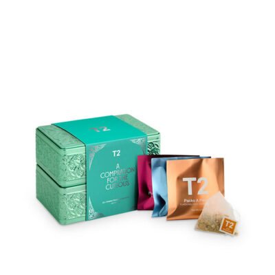 A Compilation For The Curious Caffeine Free Tea Bag Tin CG Tea A Compilation For The Curious Caffeine Free Tea Bag Tin